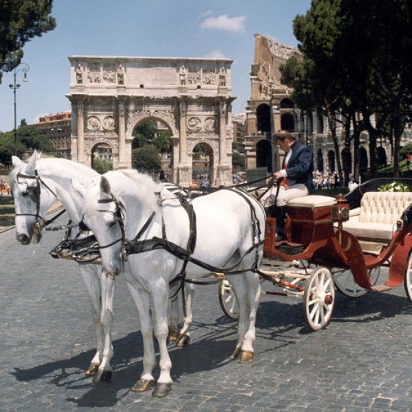  Tour en carruaje de la antigua Roma